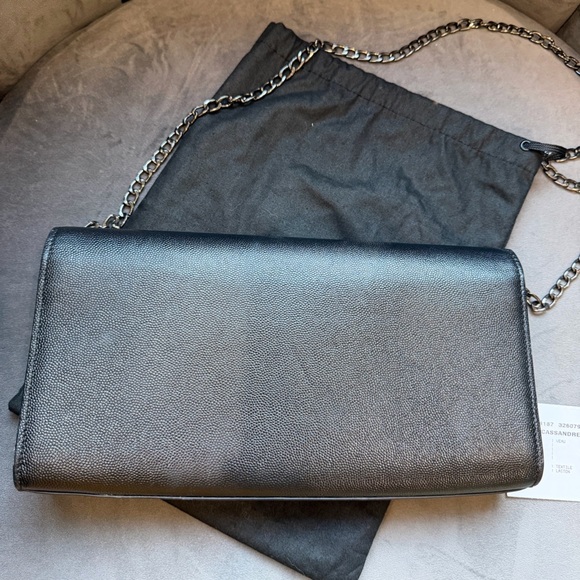 YSL Medium Kate Clutch Crossbody Bag Black - Picture 7 of 17
